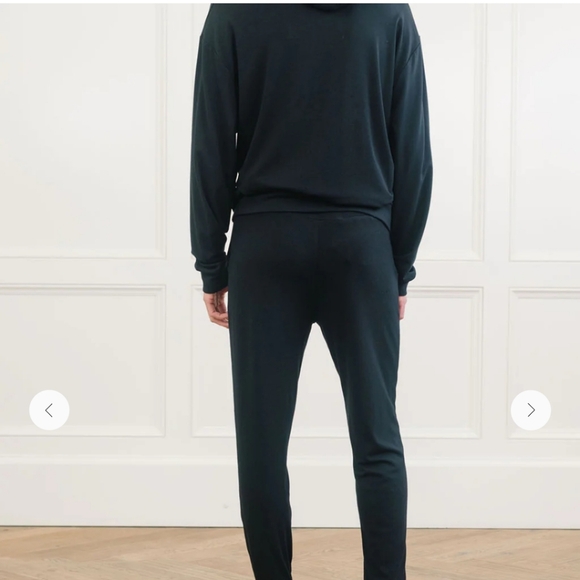 Black Cozy Earth Bamboo Mens Jogger Pants Activewear Pajama 2X NWOT Unisex - Picture 4 of 4